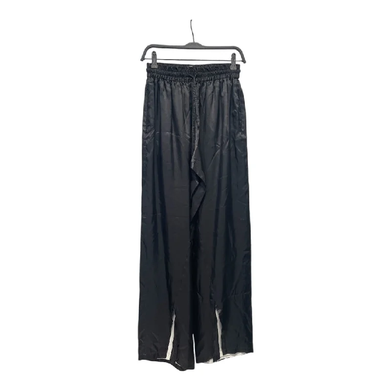 Street Casual Style BIANCA SAUNDERS/Straight Pants/M/Polyester/BLK/TUXEDOE DRAWSTRING