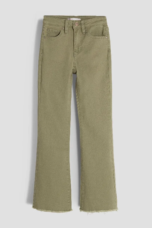 Retro Dress Girls Tinted Flare Jeans