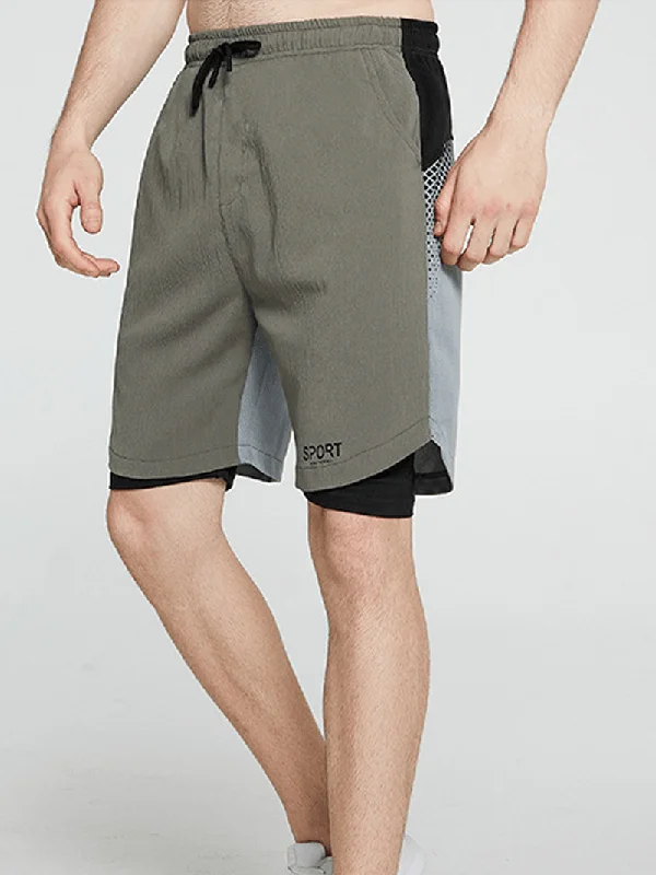 Design Must-have Mens Casual Breathable Drawstring Loose Fit Comfy Home Shorts