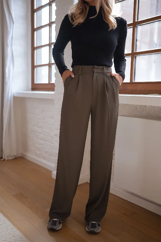 Street Graffiti Design Khaki Victor Pants