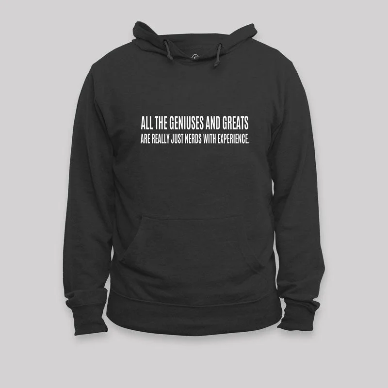 Sports Casual Style All the Geniuses Andreats Geek Hoodie
