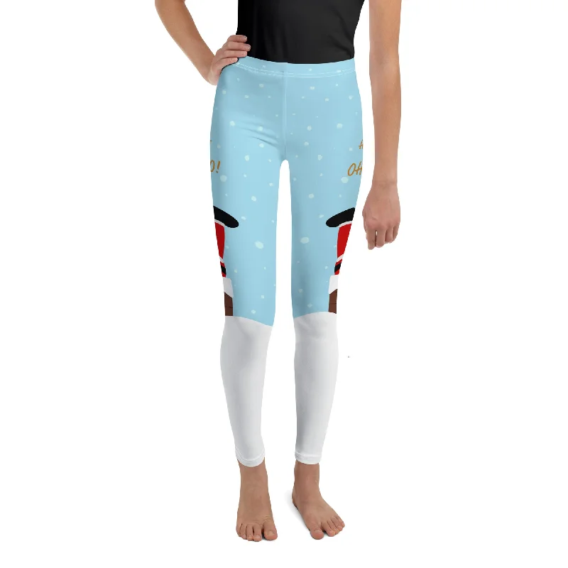 Slim Fit Ho Ho Oh No Youth Leggings
