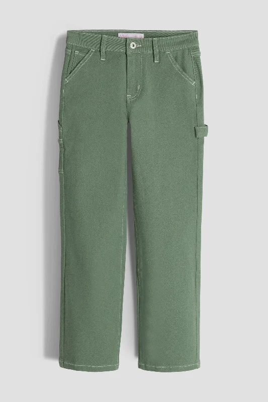 Black And White Style Girls Relaxed Carpenter Pants