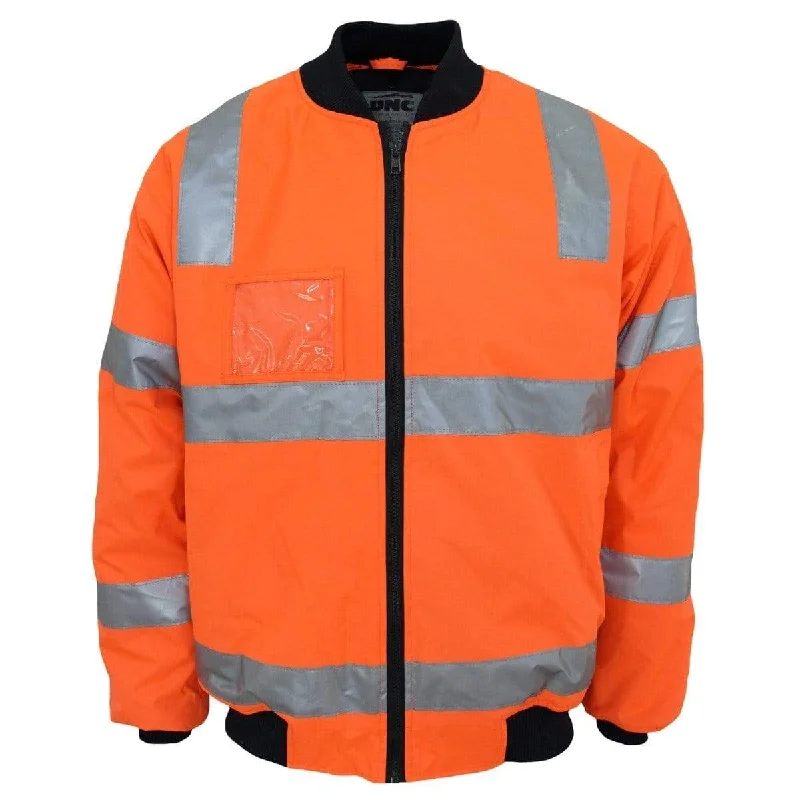 Elegant And Elegant Dnc Workwear Hi-vis Hoop Pattern Flying Jacket Bio-motion Tape - 3769
