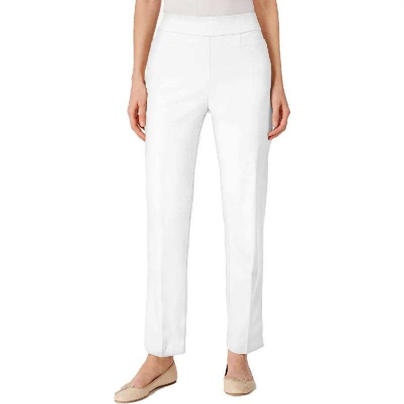Urban Fashion Alfred Dunner Womens Petites Stretch Heathered Dress Pants