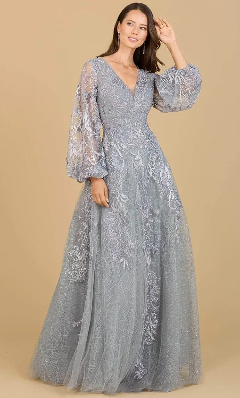 Fashionable Items Lara Dresses 29195 - Laced Tulle Semi-Ballgown