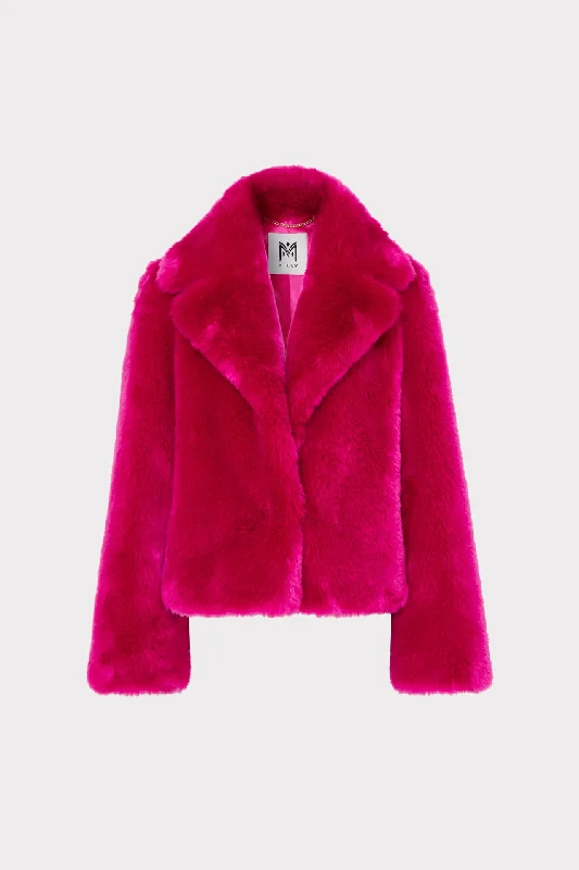 Fashionable Ease Faye Faux Fur Coat