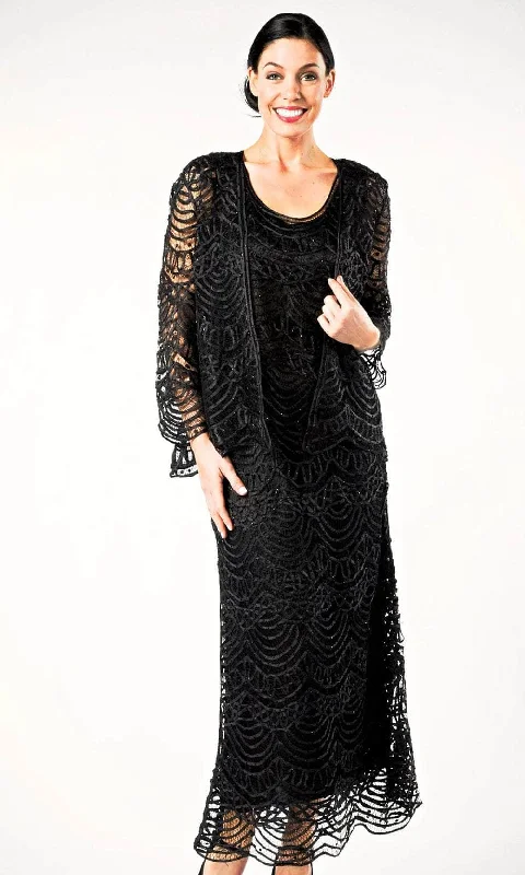 High-end Customization Soulmates C1060 - Three Piece Scallop Jacket Top Skirt Set