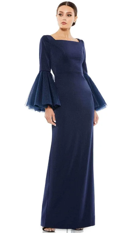 Celebrity Picks Mac Duggal 11233 - Bell Sleeve Sheath Evening Dress