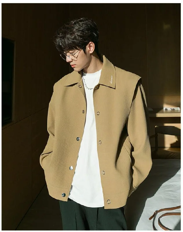 Energy Wear Two-Piece Lapel Button Down Jacket