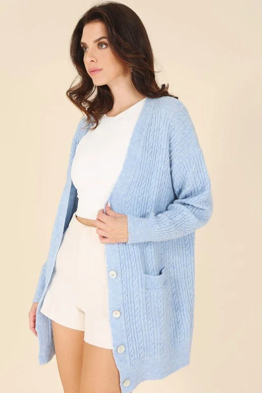 Slim Fit Winter Blues Cardigan