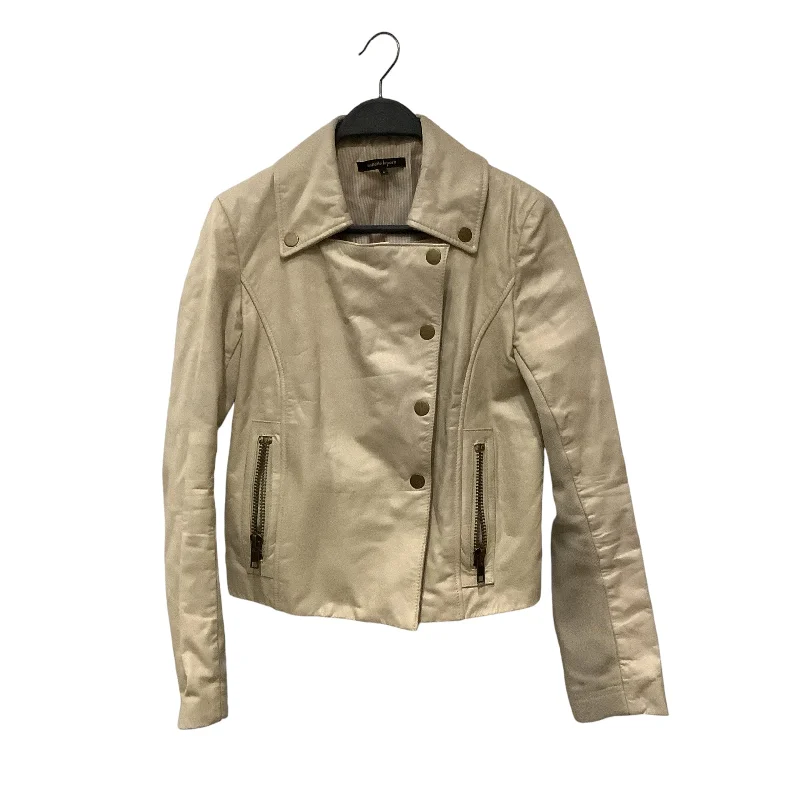 High-end Wear nanette lepore/Leather Jkt/M/Leather/CRM/