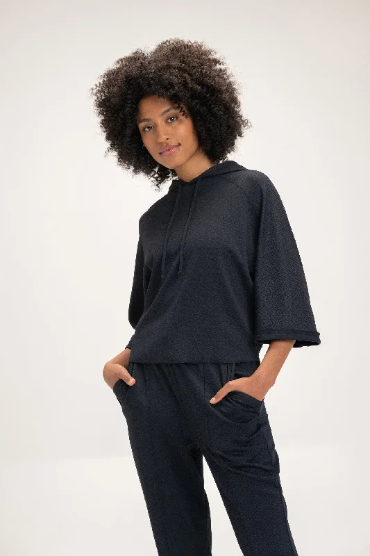 Cozy Fit Jacquard Street Maxi Sweartshirt