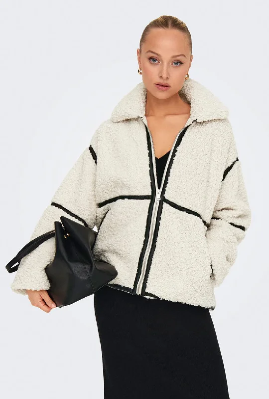 Elegant Comfort ONLY PARIS TEDDY JACKET