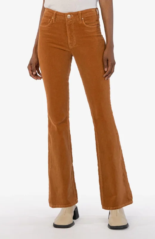 High-quality fabrics Ana Corduroy High Rise Fab Ab Flare Jeans In Butterscotch