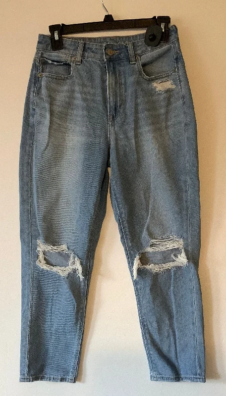 Beautiful Romance Jeans Boyfriend By American Eagle In Navy, Size: 4