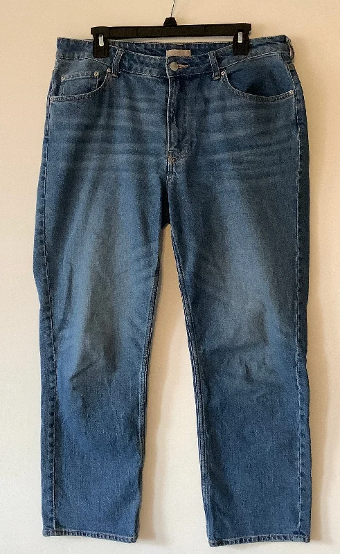 Windbreaker fashion Jeans Boyfriend By H&m In Blue Denim, Size: 10