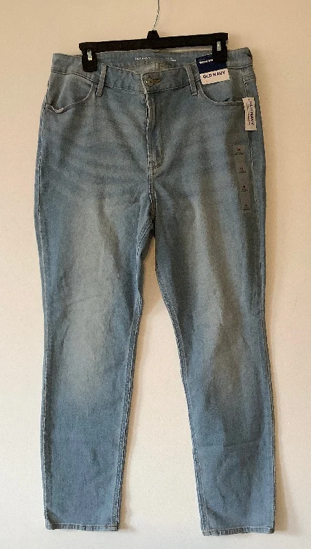 Unique prints Jeans Boyfriend By Old Navy In Blue, Size: 14