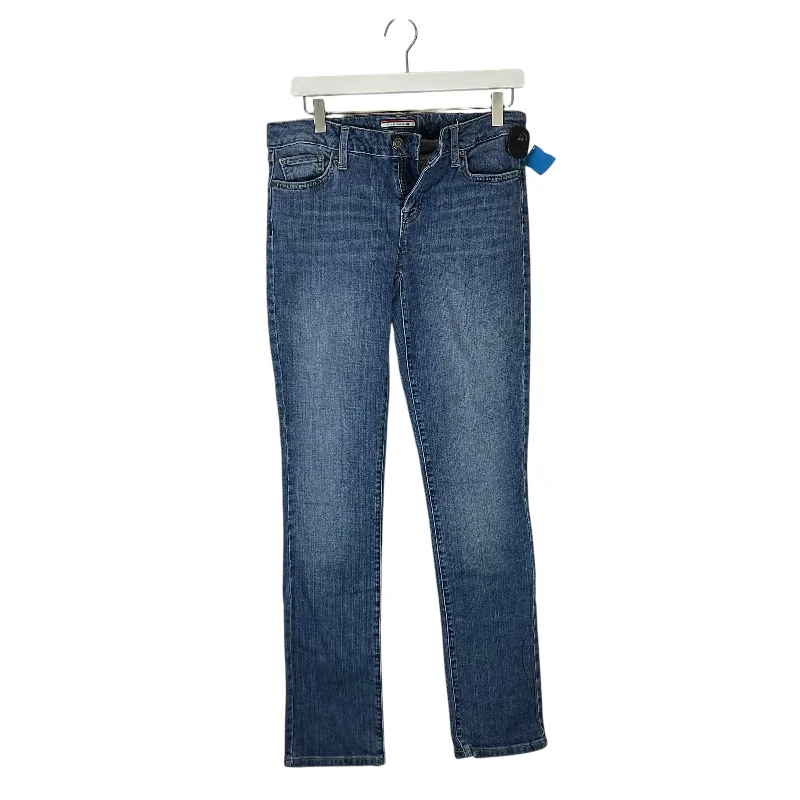 Short Design Jeans Skinny By Tommy Hilfiger In Blue Denim, Size: 2