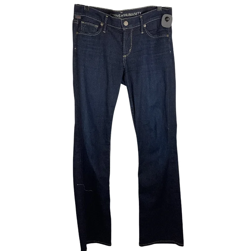 Classic And Versatile Jeans Straight By Citizens Of Humanity In Blue Denim, Size: 4