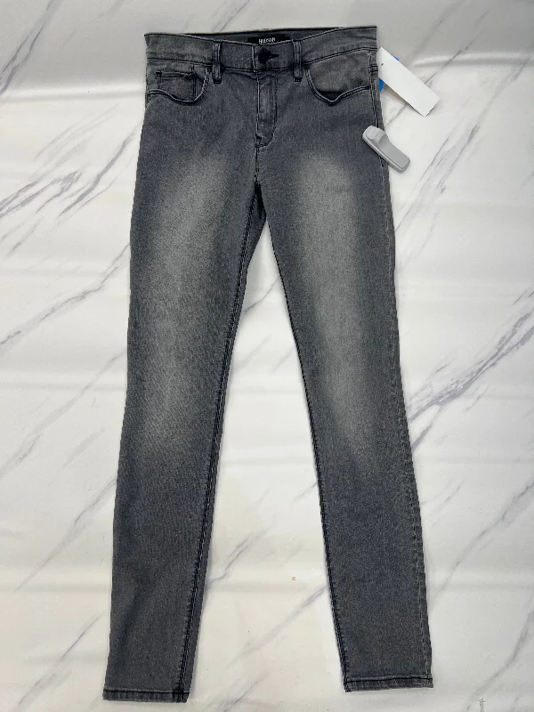 High waist design Jeans Straight By Hudson In Grey, Size: 8