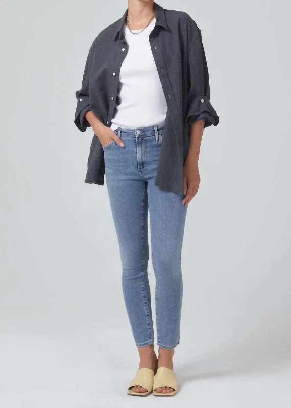 Elegant and noble Rocket Ankle Mid Rise Skinny Jeans In Vivant