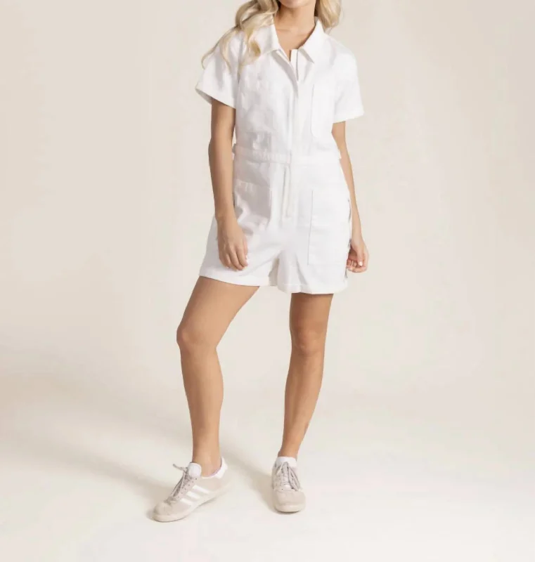 Design Must-have Alicia Romper In White