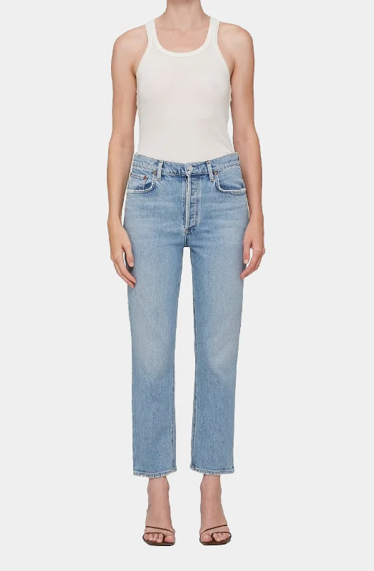 Soft Layers Riley High Rise Straight Crop