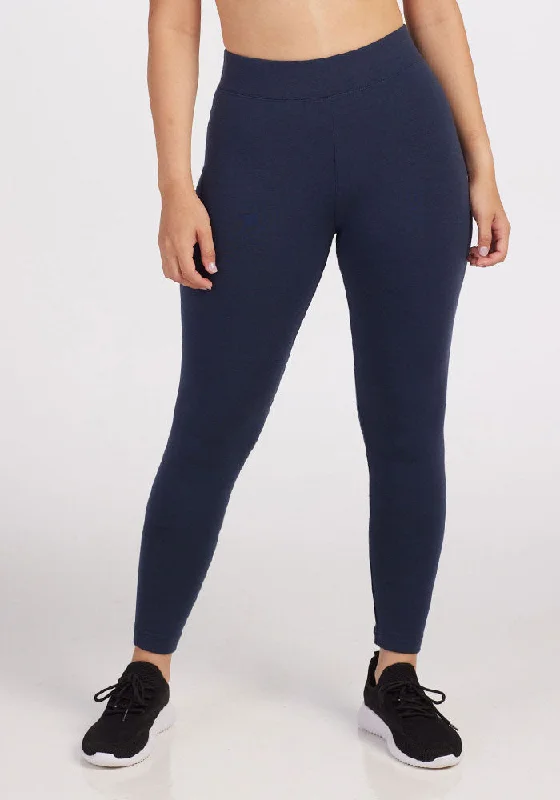 Luxe Comfort Stella Leggings - Deep Navy