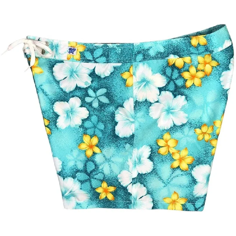 Warm Winter Series "Spin Cycle" Board Shorts - Regular Rise / 5" Inseam (Aqua)